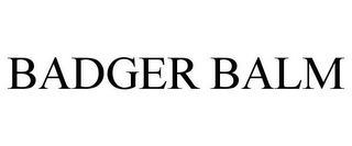 BADGER BALM