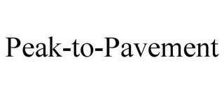 PEAK-TO-PAVEMENT