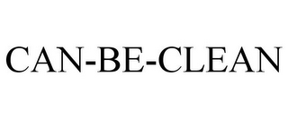 CAN-BE-CLEAN