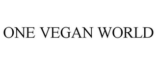 ONE VEGAN WORLD
