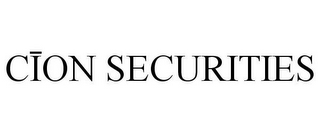 CION SECURITIES