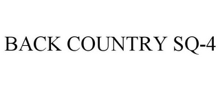 BACK COUNTRY SQ-4