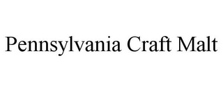 PENNSYLVANIA CRAFT MALT