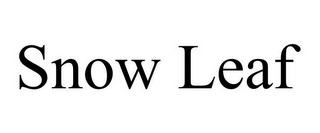 SNOW LEAF