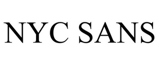 NYC SANS