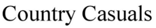 COUNTRY CASUALS