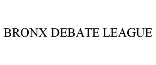 BRONX DEBATE LEAGUE