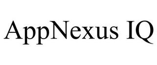 APPNEXUS IQ