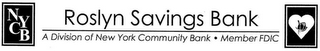 NYCB ROSLYN SAVINGS BANK A DIVISION OF NEW YORK COMMUNITY BANK · MEMBER FDIC