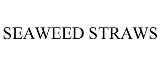 SEAWEED STRAWS