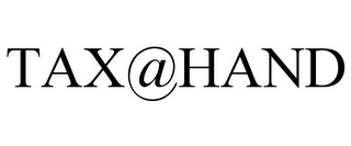 TAX@HAND