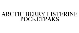 ARCTIC BERRY LISTERINE POCKETPAKS