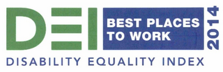 D E I BEST PLACES TO WORK 2014 DEI DISABILITY EQUALITY INDEX