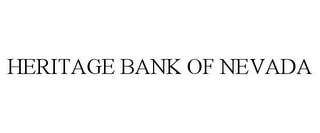 HERITAGE BANK OF NEVADA