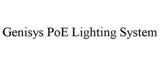 GENISYS POE LIGHTING SYSTEM