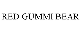 RED GUMMI BEAR