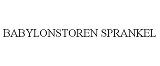 BABYLONSTOREN SPRANKEL