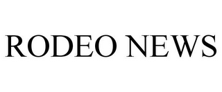 RODEO NEWS