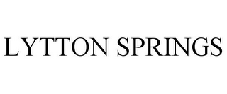 LYTTON SPRINGS