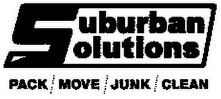 SUBURBAN SOLUTIONS PACK MOVE JUNK CLEAN