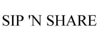 SIP 'N SHARE