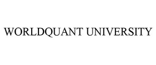WORLDQUANT UNIVERSITY