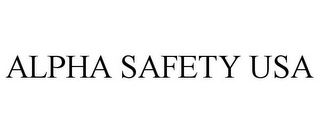 ALPHA SAFETY USA