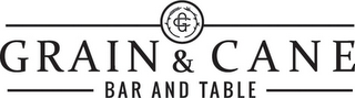 GC GRAIN & CANE BAR AND TABLE