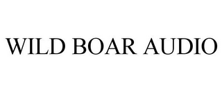 WILD BOAR AUDIO