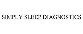 SIMPLY SLEEP DIAGNOSTICS