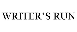 WRITER'S RUN