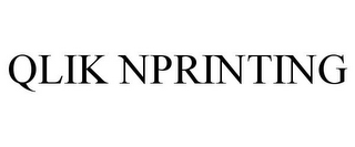 QLIK NPRINTING