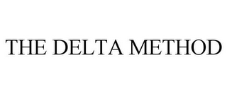THE DELTA METHOD