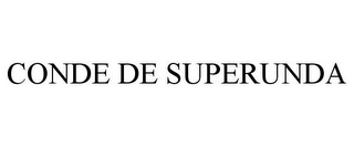 CONDE DE SUPERUNDA
