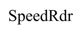SPEEDRDR