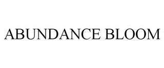 ABUNDANCE BLOOM