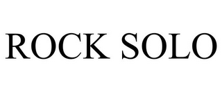 ROCK SOLO