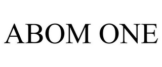 ABOM ONE