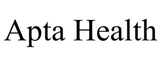 APTA HEALTH
