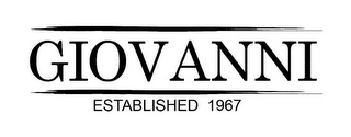 GIOVANNI ESTABLISHED 1967