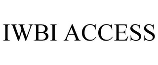 IWBI ACCESS