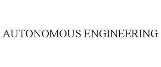 AUTONOMOUS ENGINEERING