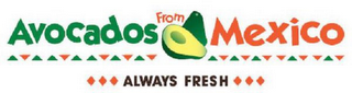 AVOCADOS FROM MEXICO ALWAYS FRESH