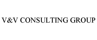 V&V CONSULTING GROUP
