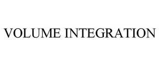 VOLUME INTEGRATION