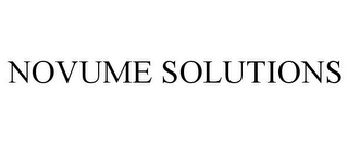NOVUME SOLUTIONS