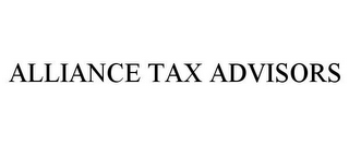ALLIANCE TAX ADVISORS