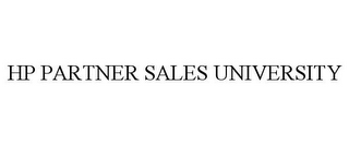 HP PARTNER SALES UNIVERSITY