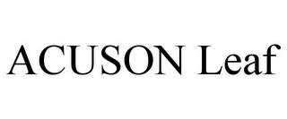 ACUSON LEAF