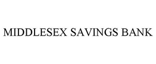 MIDDLESEX SAVINGS BANK
